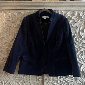 Boden Navy Velvet Blazer